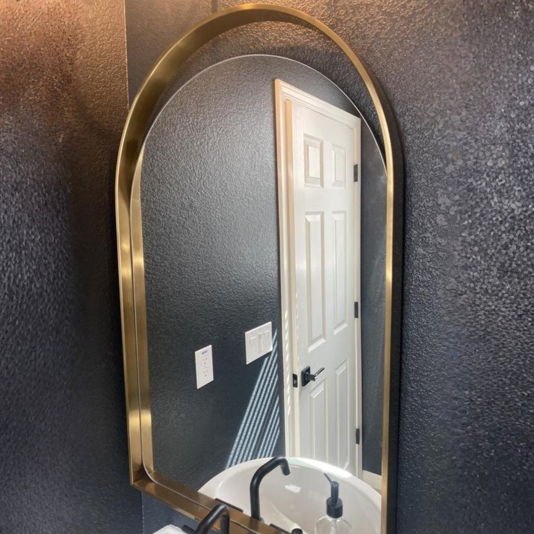 Arch-Designed Decorative Bathroom Mirror