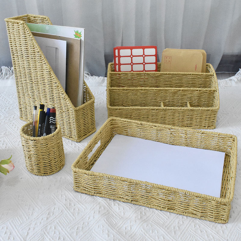 Elegant Woven Storage Tray