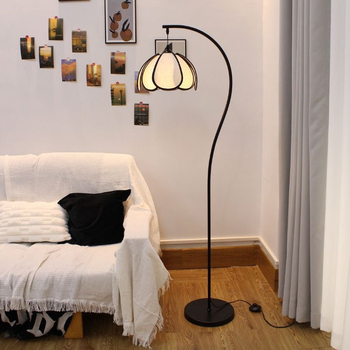 Vintage-inspired floor lamp