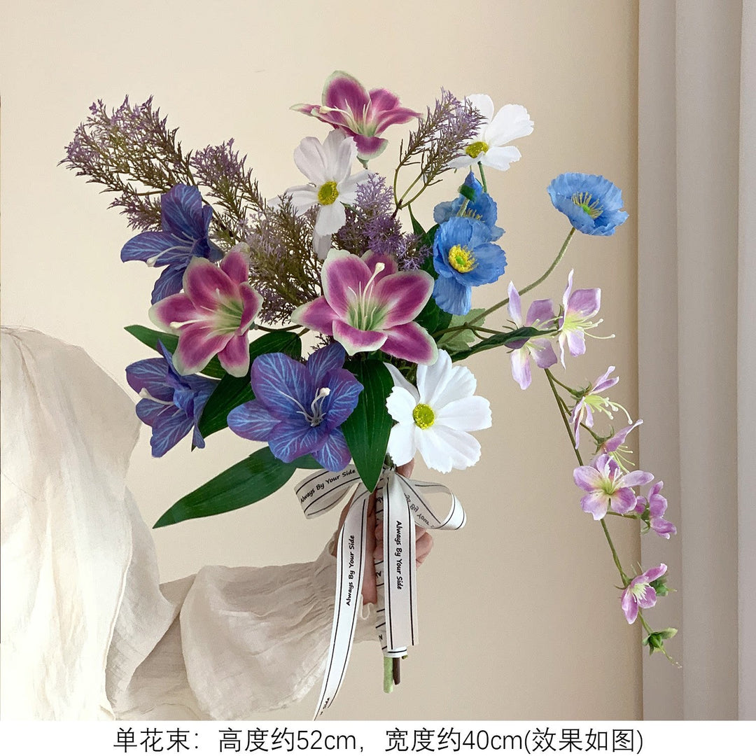 Lifelike Decorative Floral Bouquet Arrangement