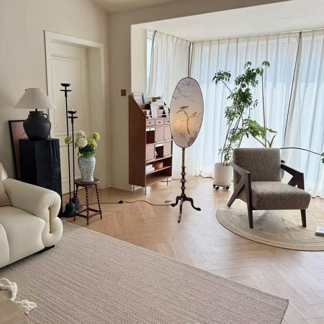 Elegant artistic floor lamp
