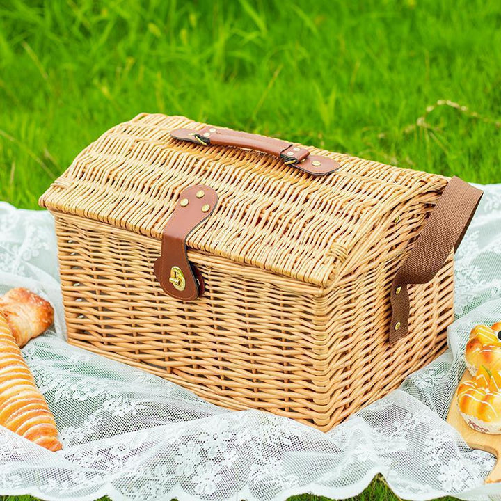 Handcrafted Wicker Storage Box