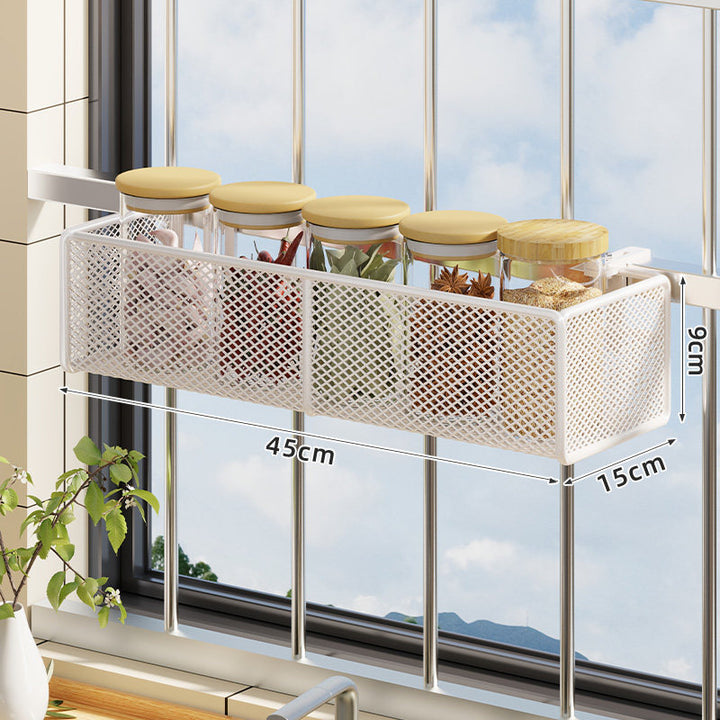 Over-Railing Mesh Kitchen Organizer Basket