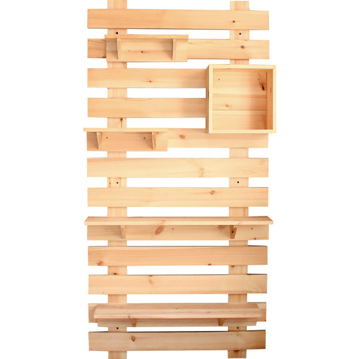 Wall shelf made of high-quality wood