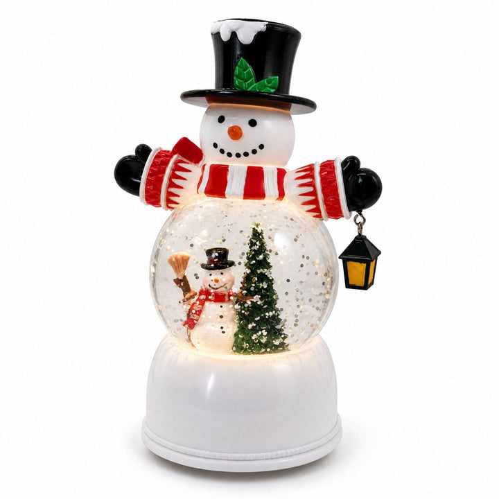Funny Santa Claus Snow Globe Figure
