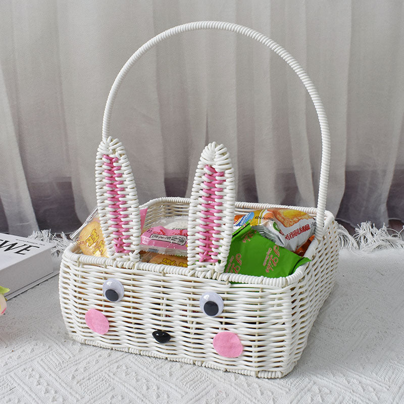 Decorative Bunny-Themed Storage Basket