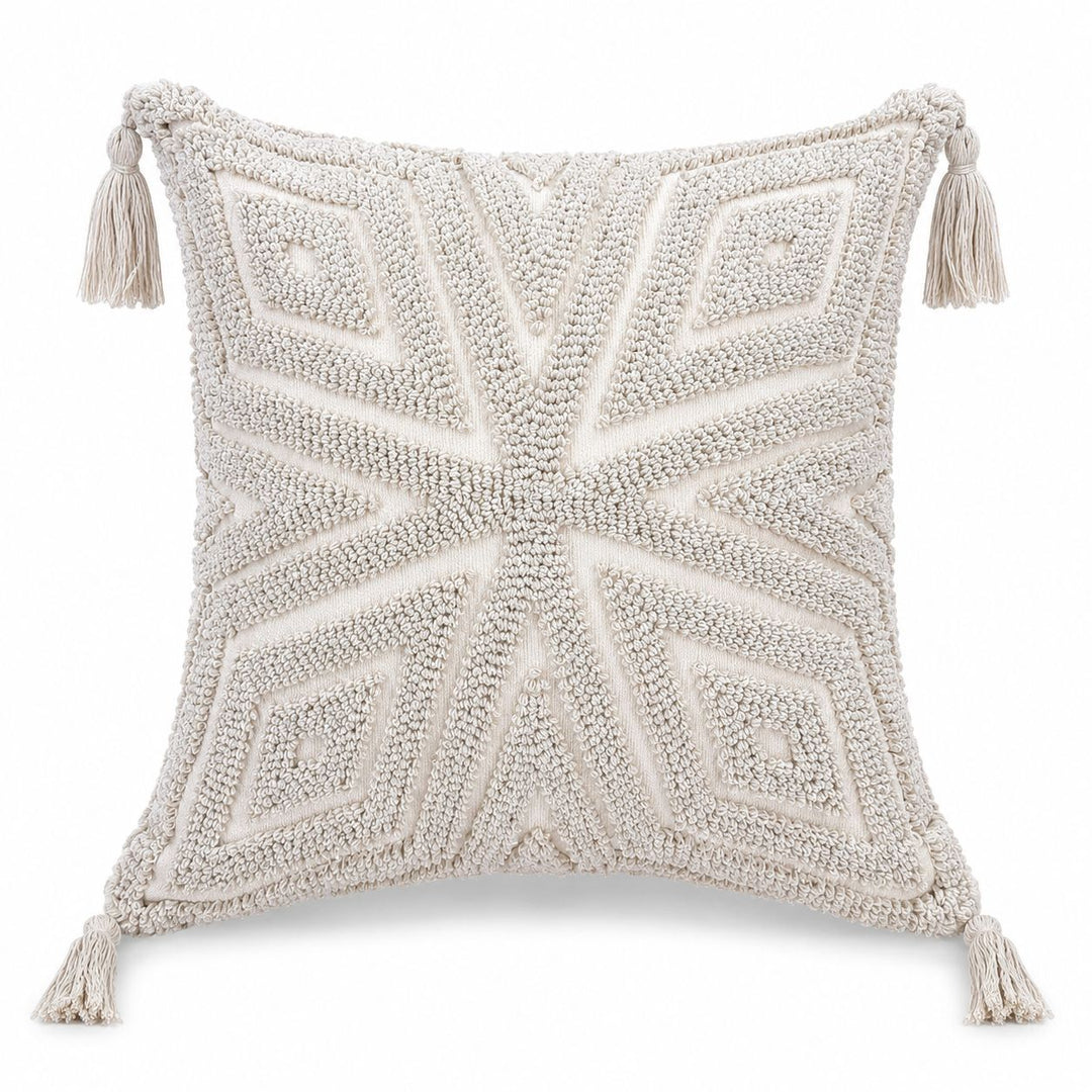 Decorative Textured Throw Pillow for Bedroom Decor