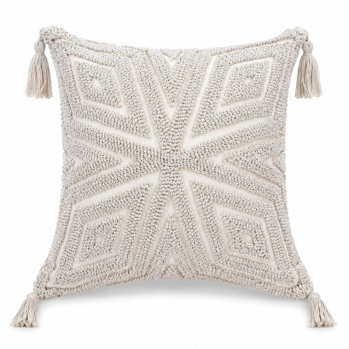 Decorative Textured Throw Pillow for Bedroom Decor