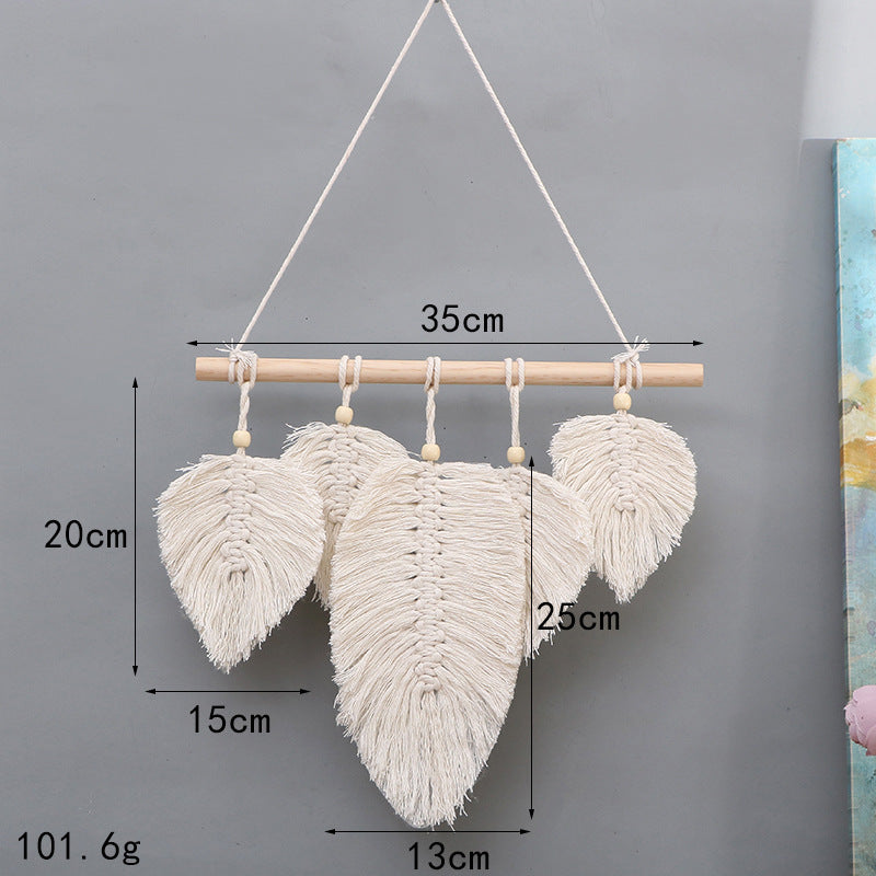 Artistic Macrame Leaf Wall Hanging