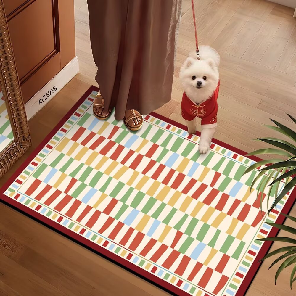 Colorful Patterned Floor Mat