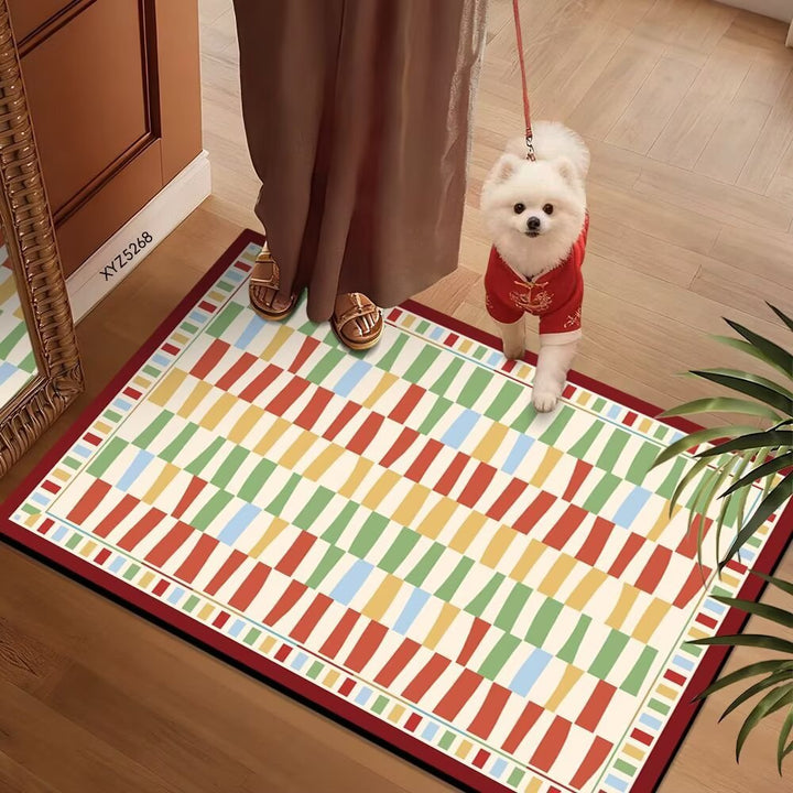Colorful Patterned Floor Mat