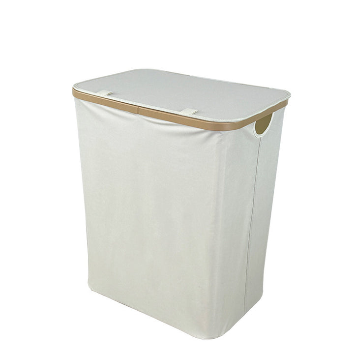 Modern laundry basket with removable lid and carrying handles