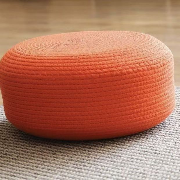 Handcrafted seat pouf