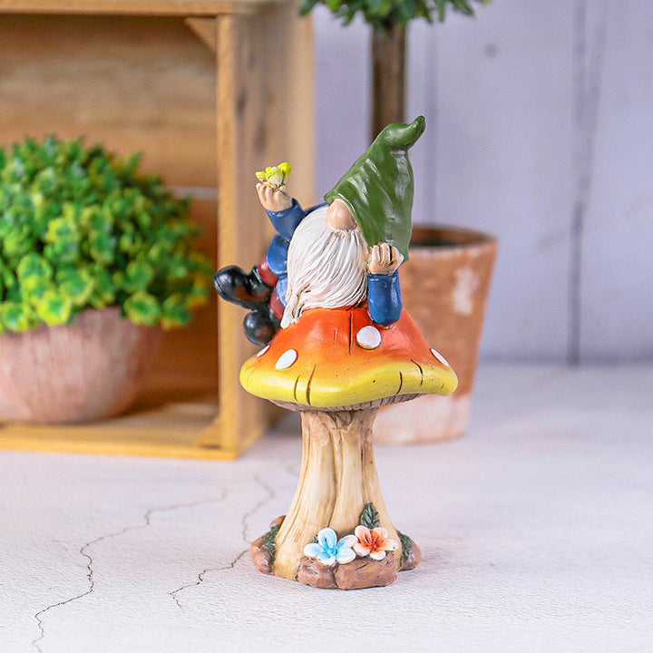 Whimsical Gnome Garden Statue