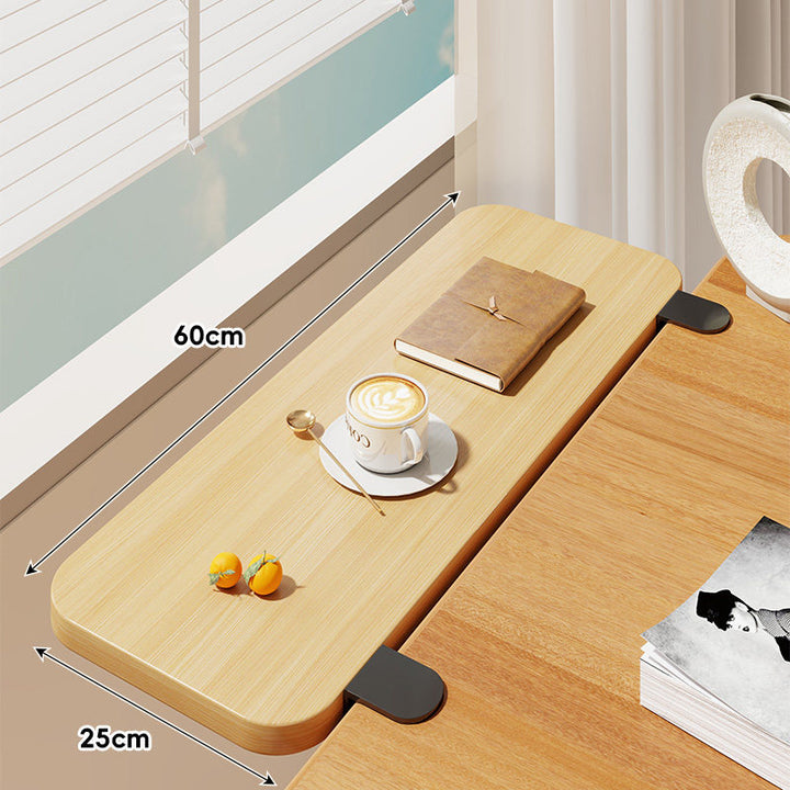 Clamp-On Window Sill Desk Extension Shelf