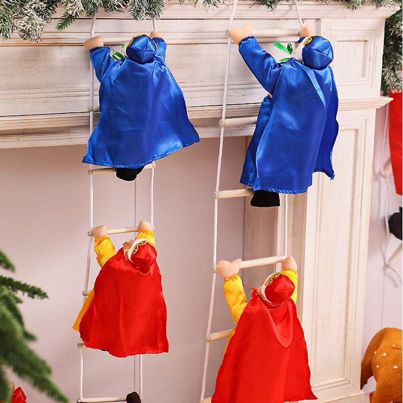 Decorative Climbing Figures with Ladder