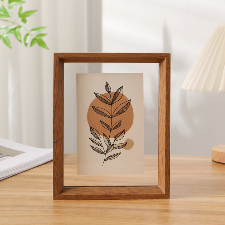 Framed Abstract Plant Art