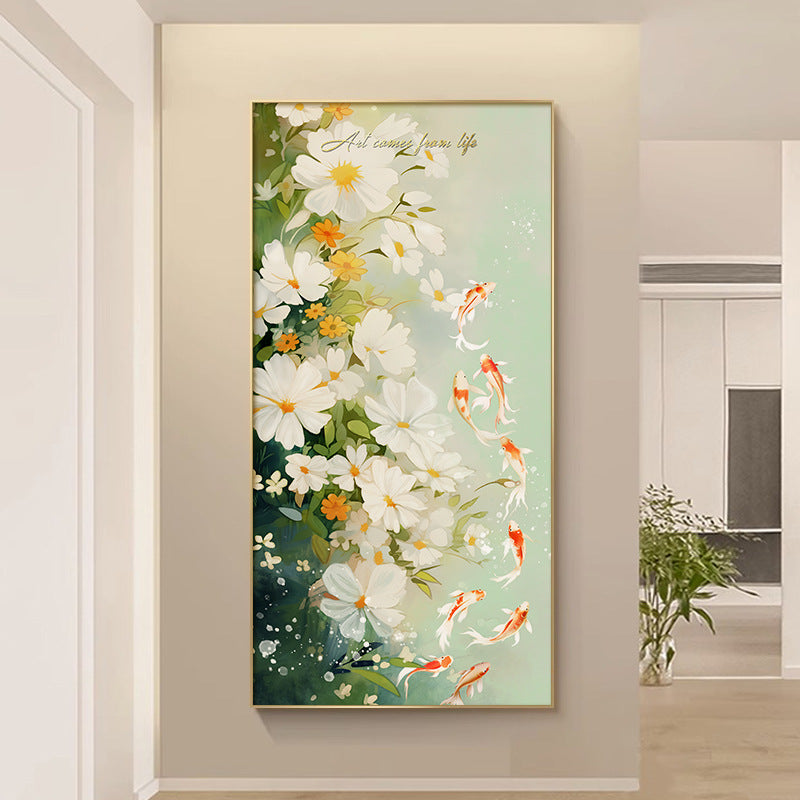 Decorative Floral Canvas Art Print