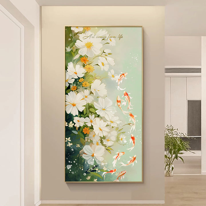 Decorative Floral Canvas Art Print
