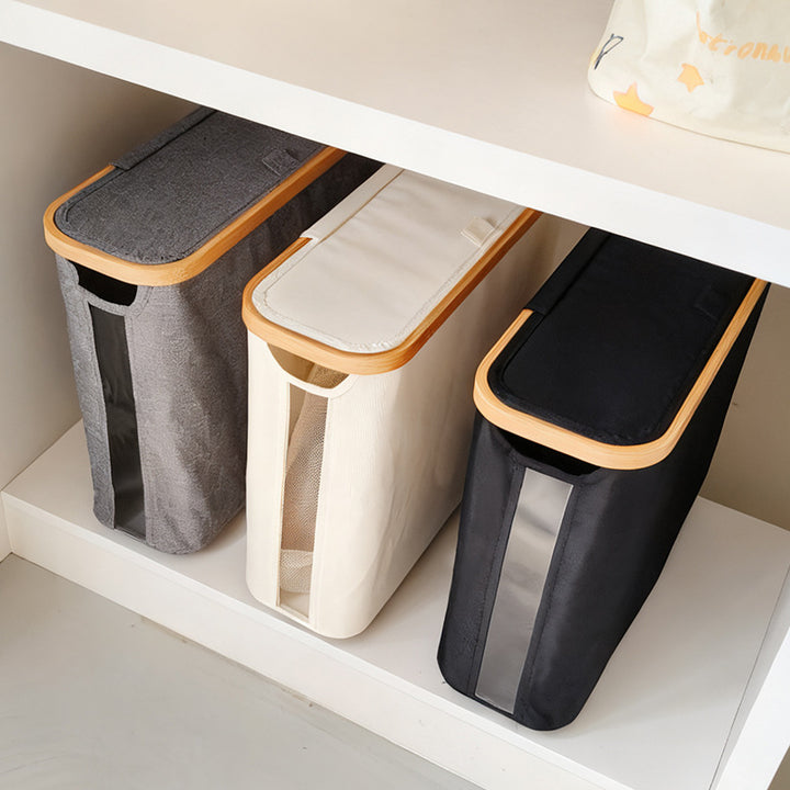 Versatile laundry separation box with removable lid and inner compartment