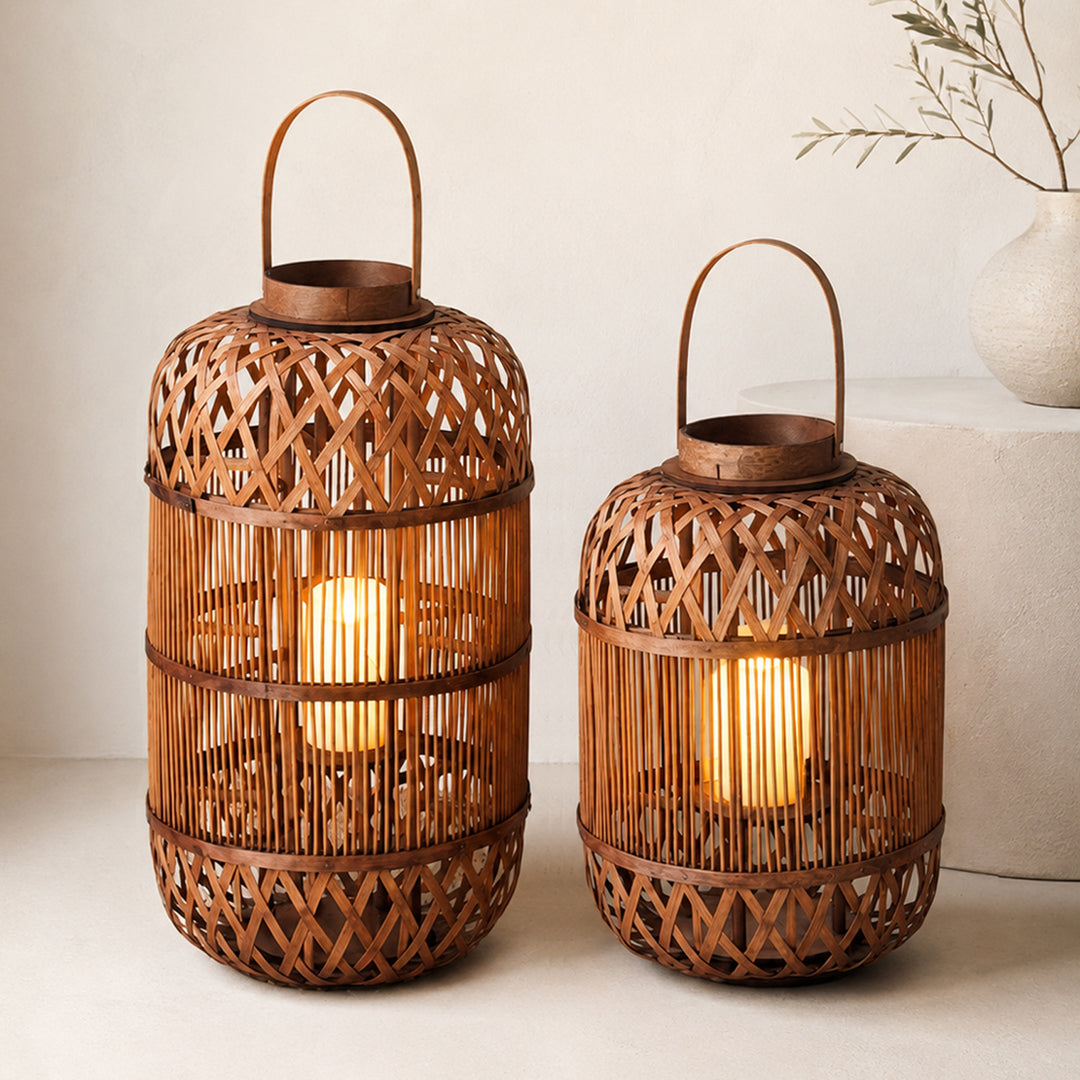 Stylish Handcrafted Rattan Lantern