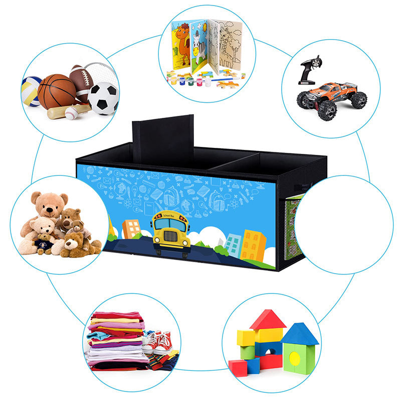 Robust storage chest with removable lid and carrying handles