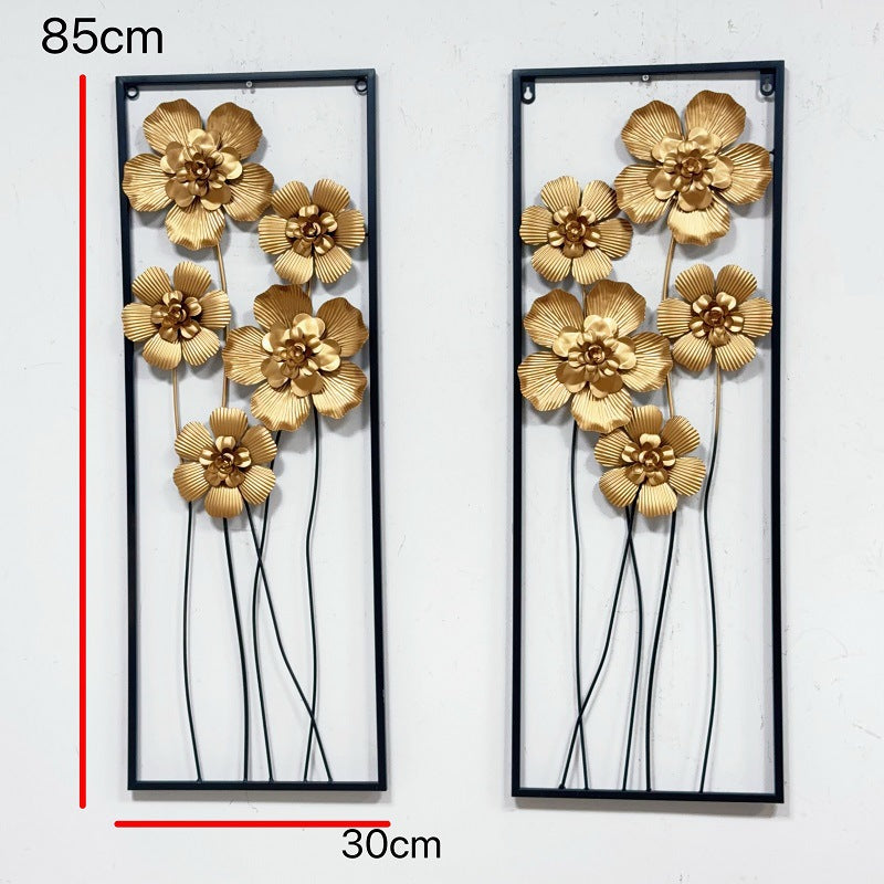 Artistic Floral Wall Metal Decor