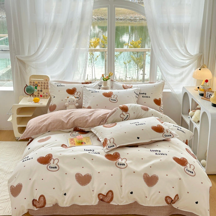 Playful Cartoon Bear Bedding Set