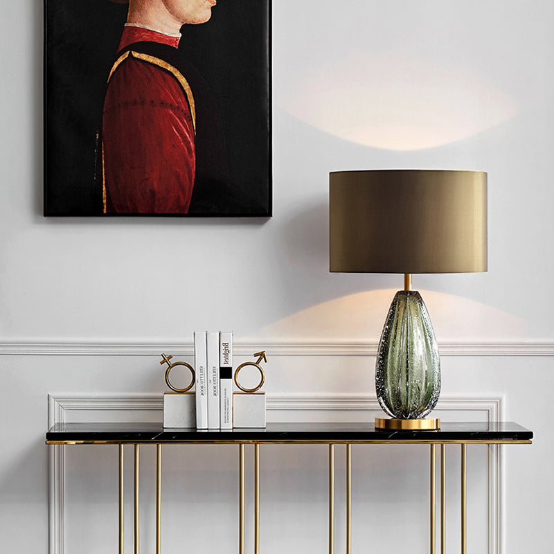 Modern Textured Glass Table Lamp