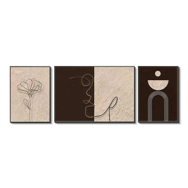 Abstract Line Art Trio Set