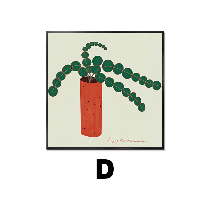 Abstract Plant-Themed Art Print