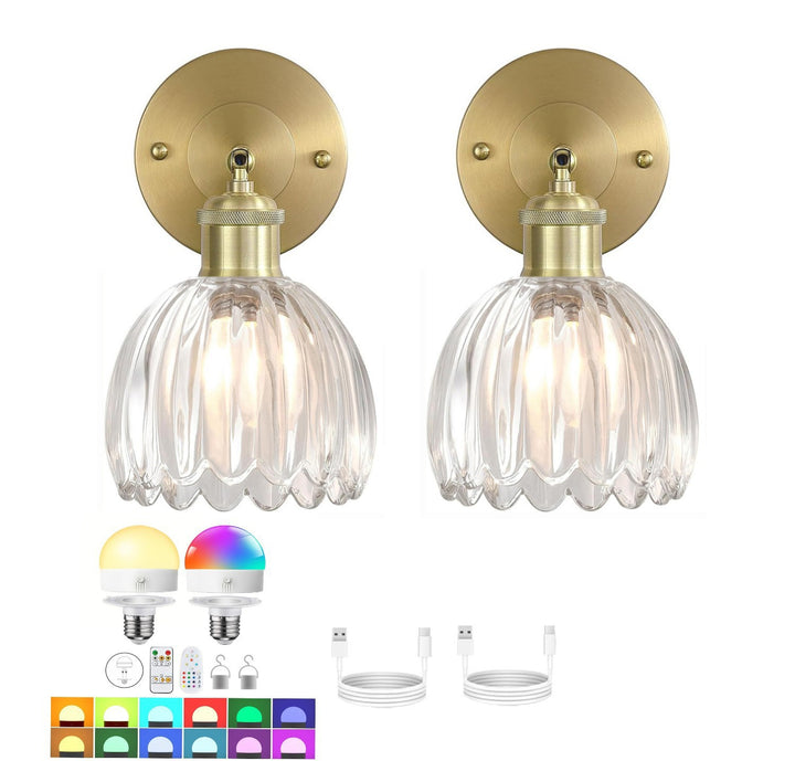 Elegant Glass Wall Lantern