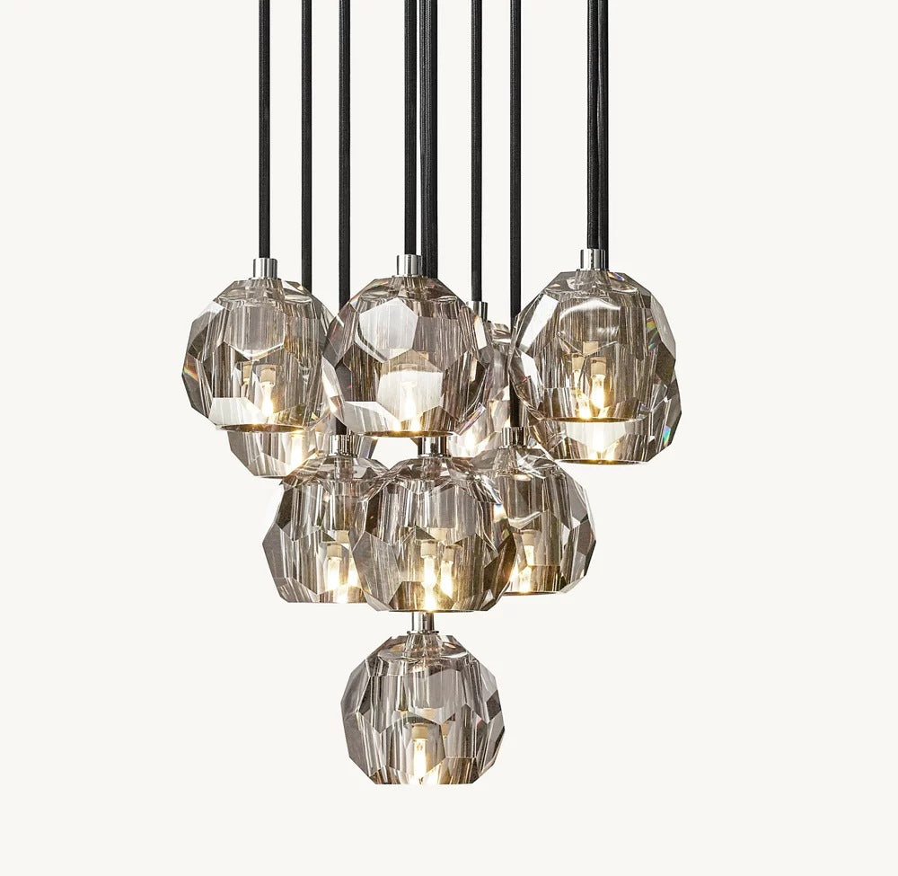 Crystal pendant lamp