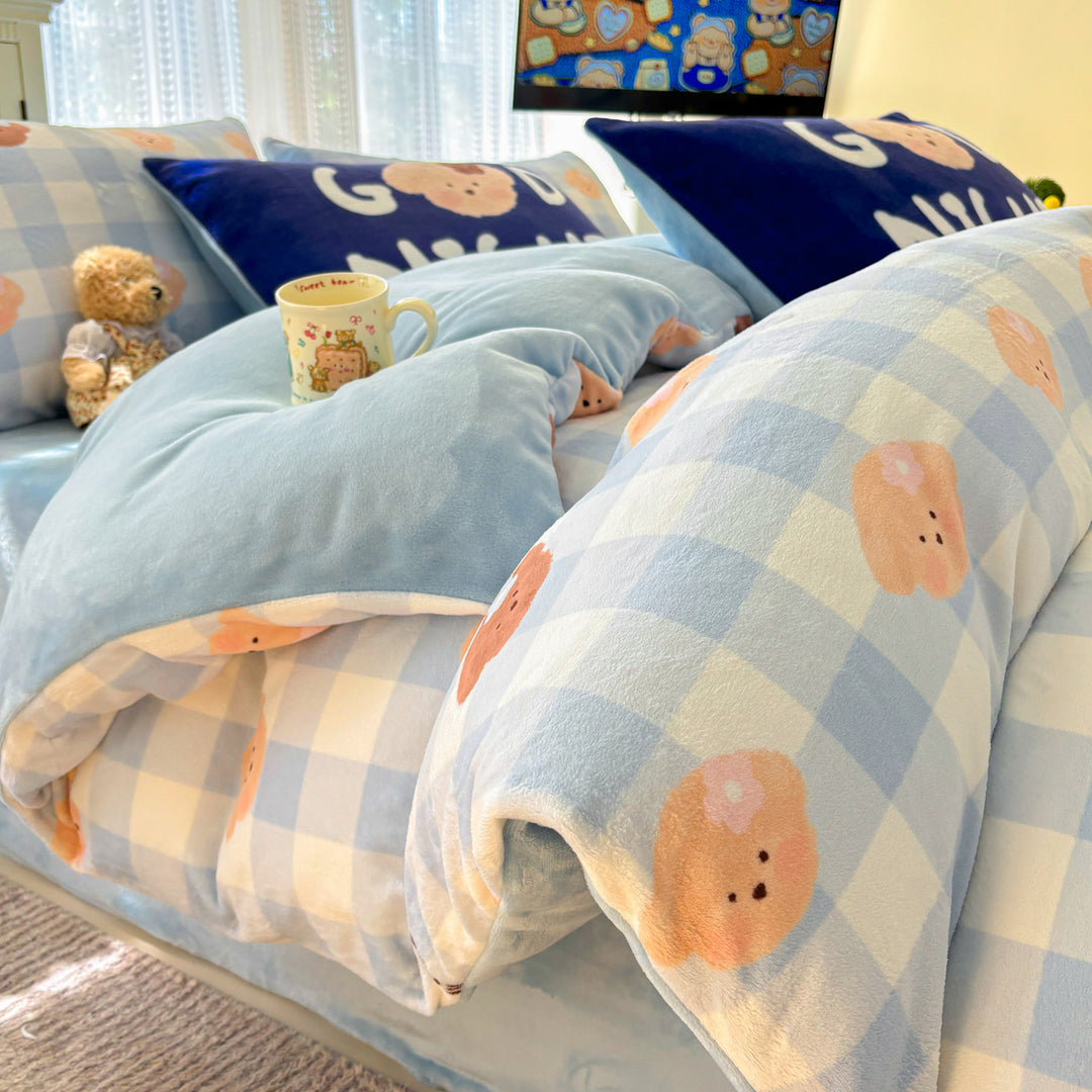 Playful Animal-Themed Comforter Set