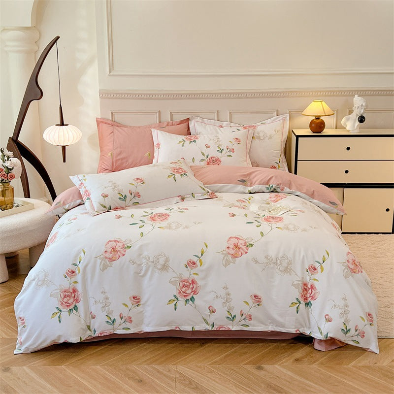 Floral Pattern Duvet Cover Set