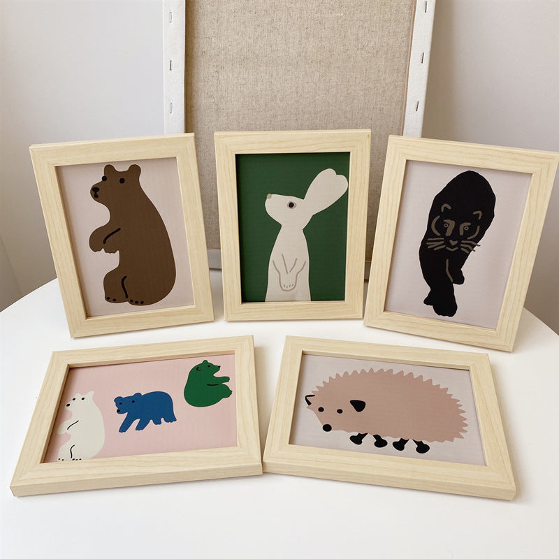 Cute Hedgehog Art Print Frame
