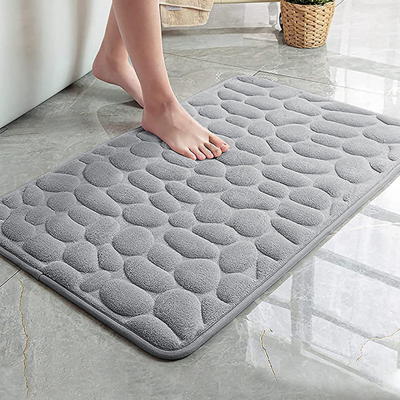 Soft Textured Memory Foam Bath Mat