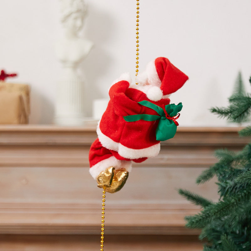 Cute Santa Climbing Figure