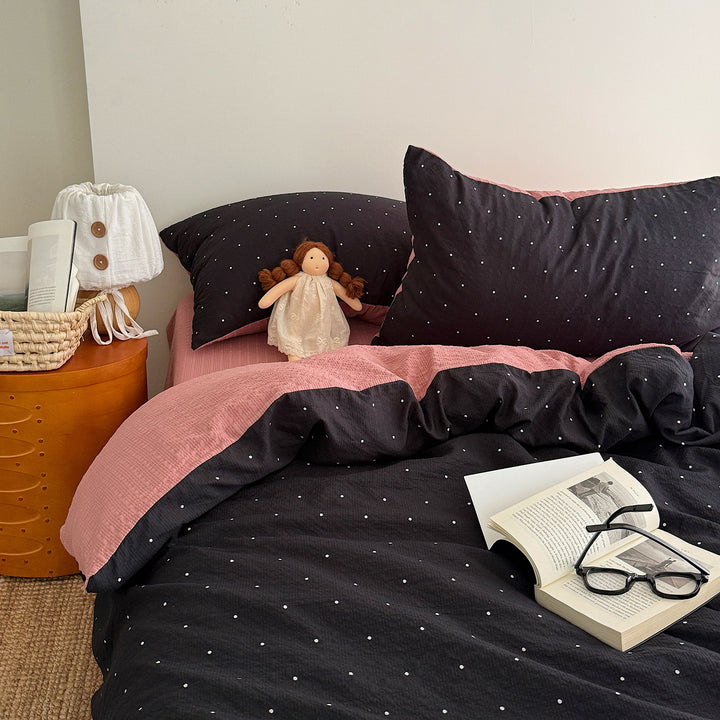 Playful Cartoon Character Bedding Set