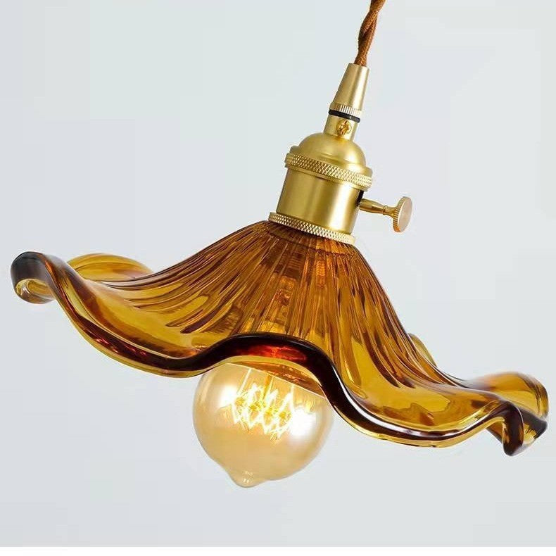 Vintage Glass Ceiling Pendant Light