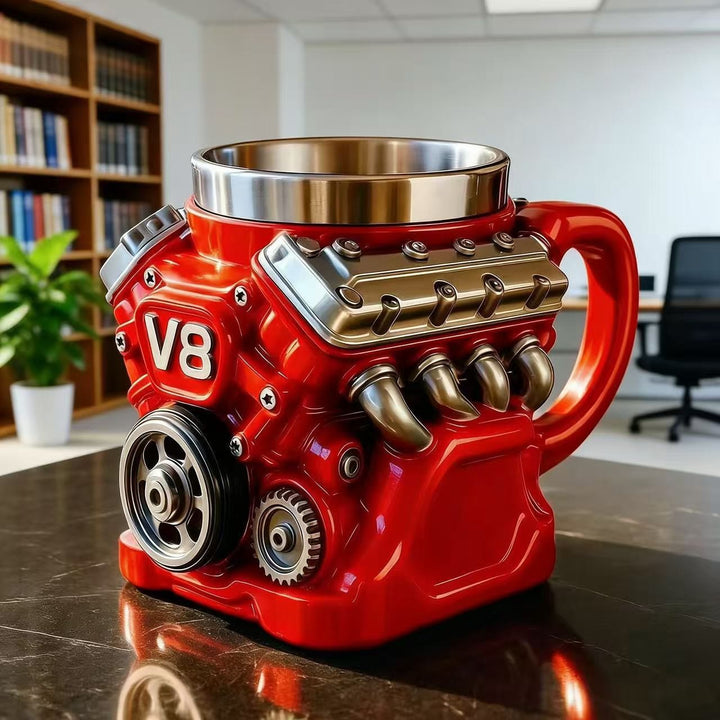 Mug in V6 Engine Design