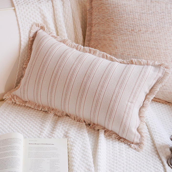Artistic Textured Throw Pillow