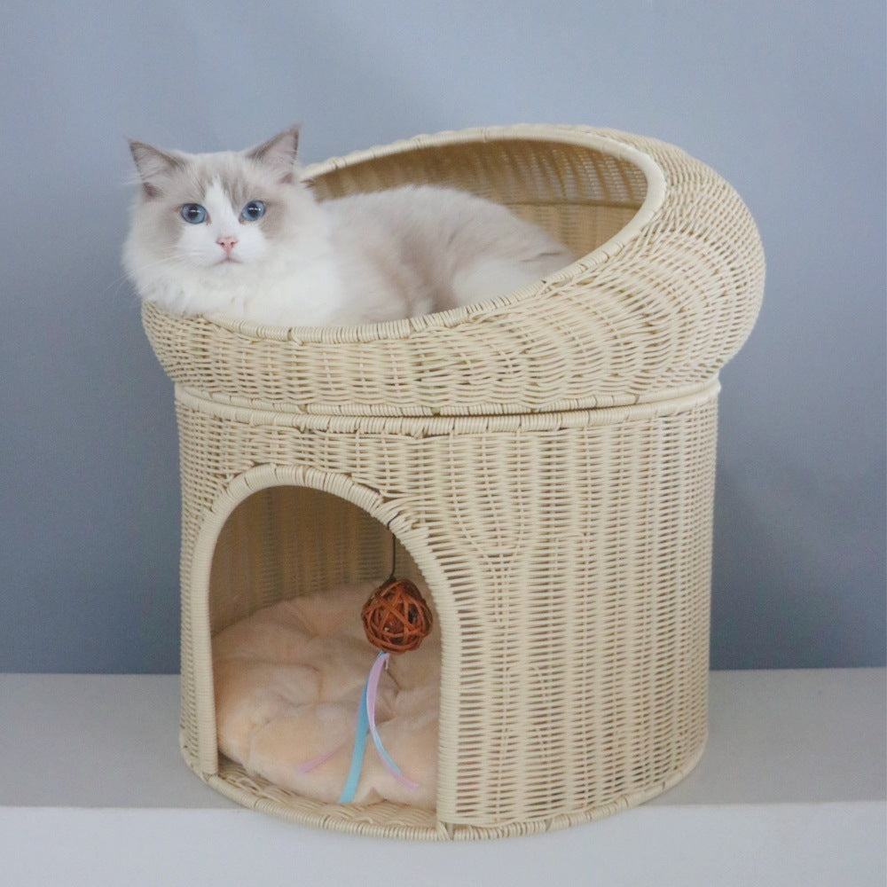 Cat furniture with integrated sleeping area