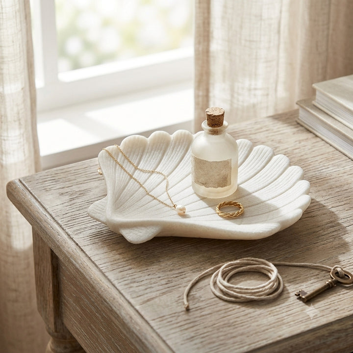 Decorative Shell-Shaped Dish