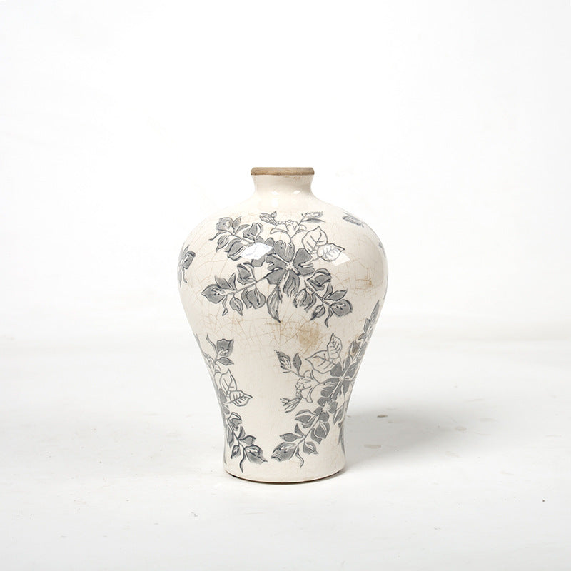 Decorative ceramic vase