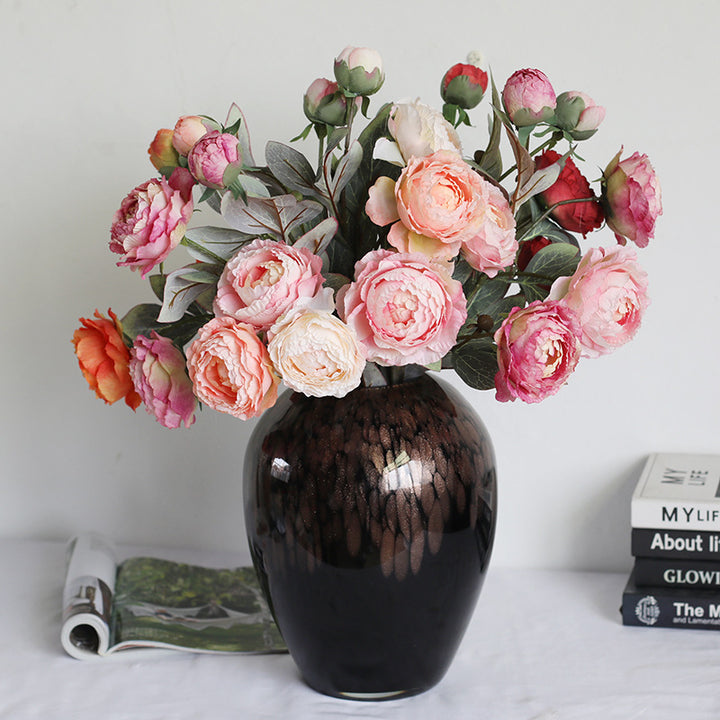 Elegant Peony Floral Stem