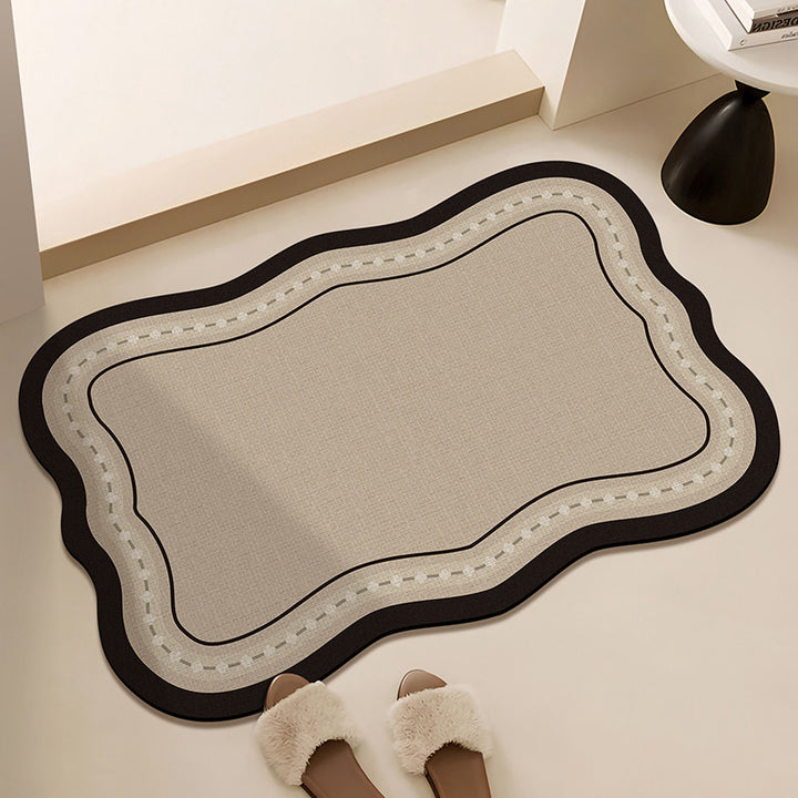 Floral-Printed Bath Runner