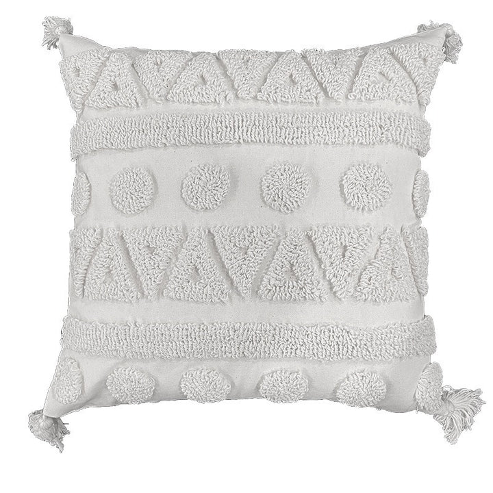 Textured Fabric Throw Pillow
