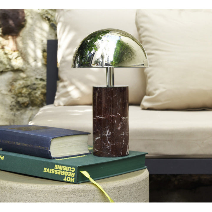 Contemporary marble base table lamp