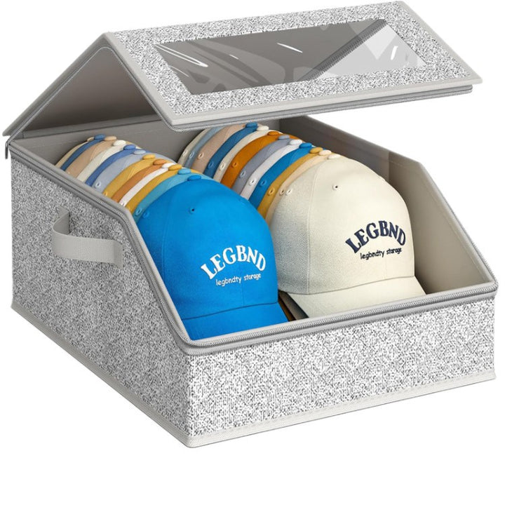 Storage box for caps